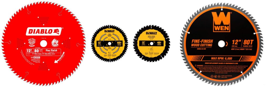 12 Inch Miter Saw Blade combined image