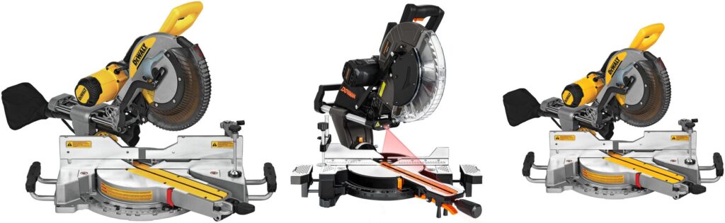 12 Inch Sliding Compound Miter Saw combined image