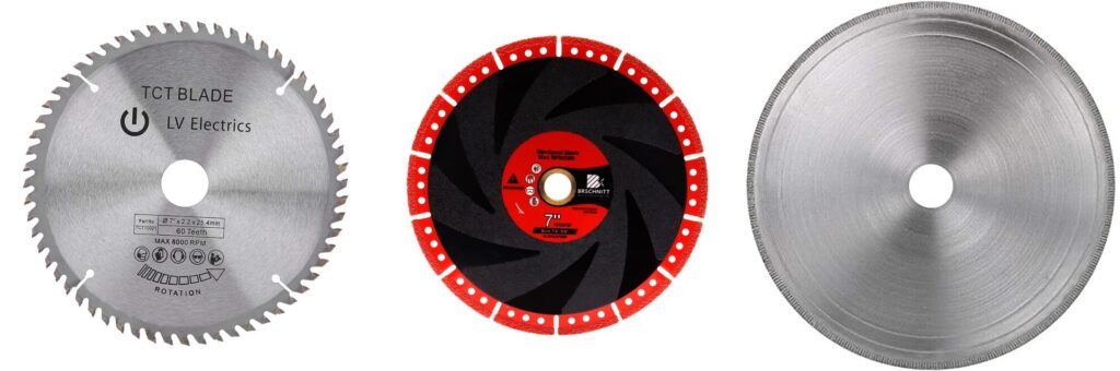 180mm Circular Saw Blade combined image