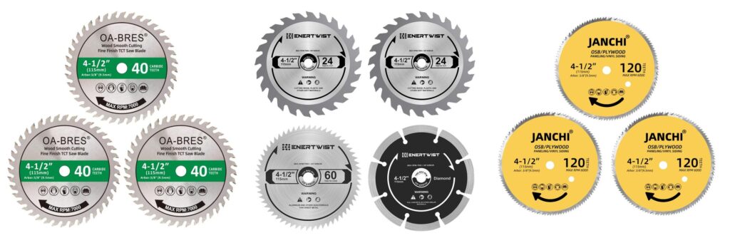 4.5 Circular Saw Blade combined image