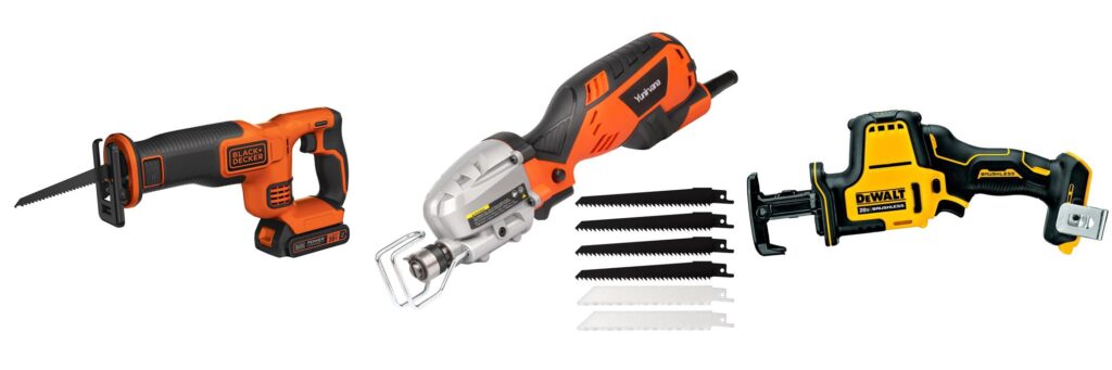 Best Affordable Reciprocating Saw combined image