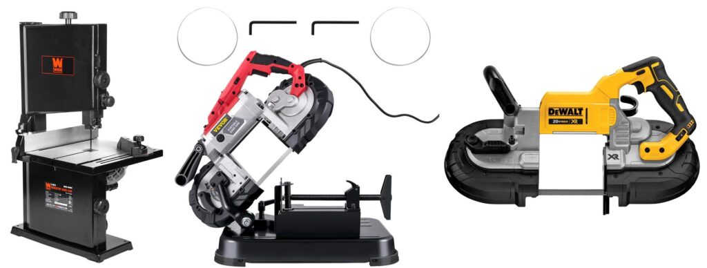 Best Band Saw For Beginners combined image