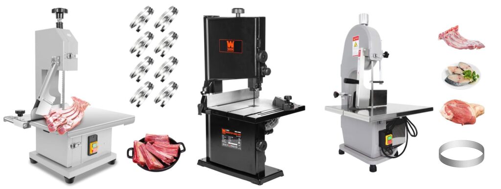 Best Band Saw For Cutting Meat combined image