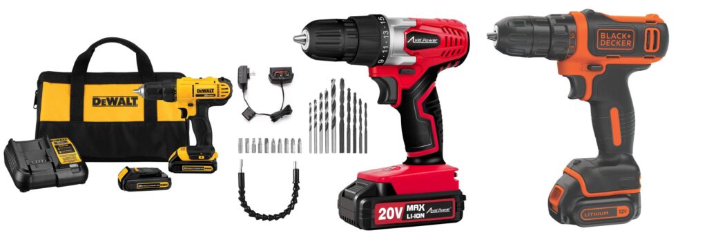 6 Best Battery Operated Drill In 2025 - Buying Guide 2 Best Battery Operated Drill combined image