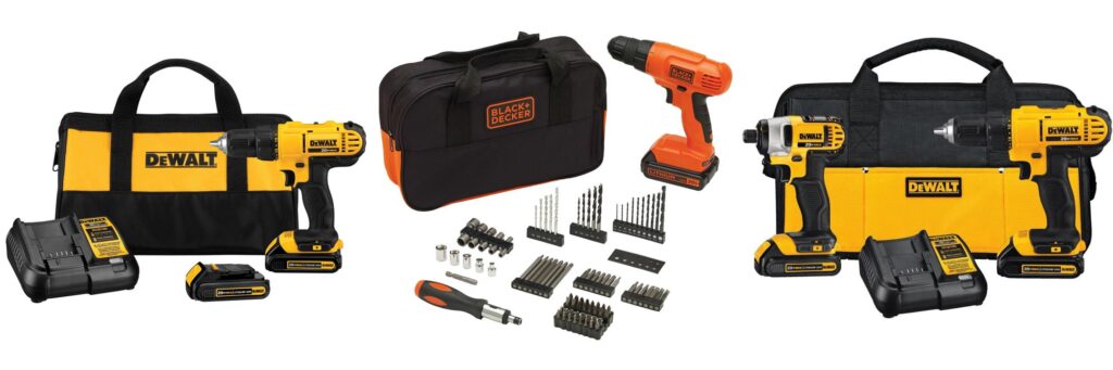 Best Battery Powered Drill combined image