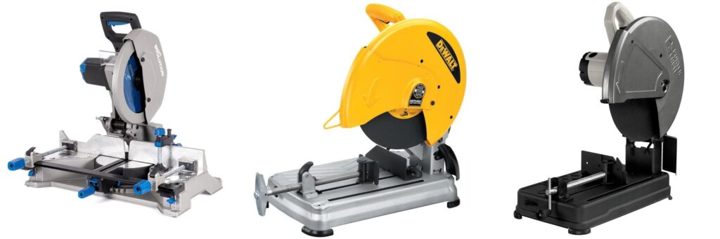 Best Budget Metal Chop Saw combined image
