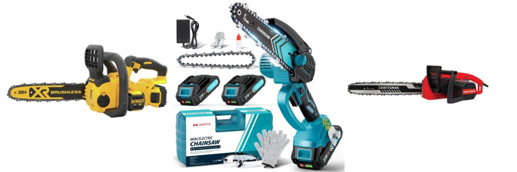Best Chainsaw For Big Projects combined image