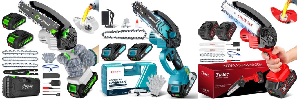 Best Chainsaw For Budget Friendly Options combined image