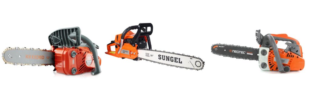 Best Chainsaw For Cutting Hardwood combined image