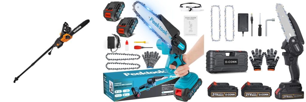 Best Chainsaw For Limbing combined image