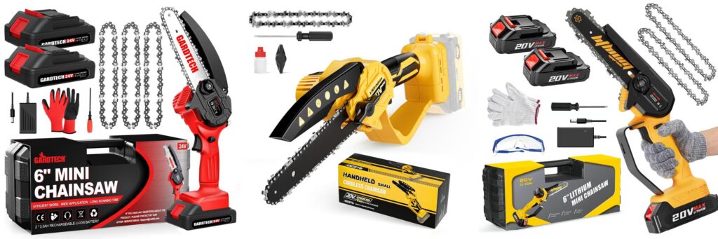 Best Chainsaw For Small Jobs combined image