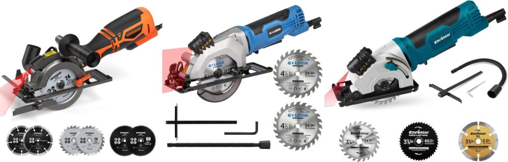 Best Corded Mini Circular Saw combined image