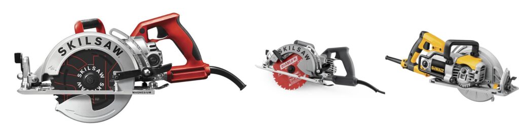 Best Corded Worm Drive Circular Saw combined image