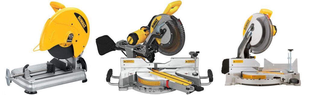 Best Dewalt Chop Saw combined image