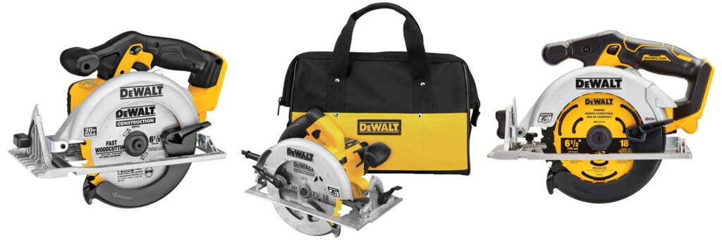 Best Dewalt Circular Saw combined image