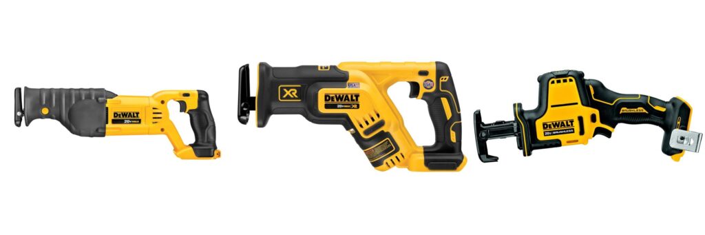 Best Dewalt Reciprocating Saw combined image