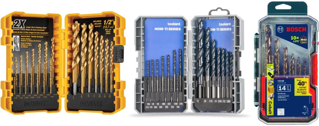 Best Drill Bit For Hardened Steel combined image