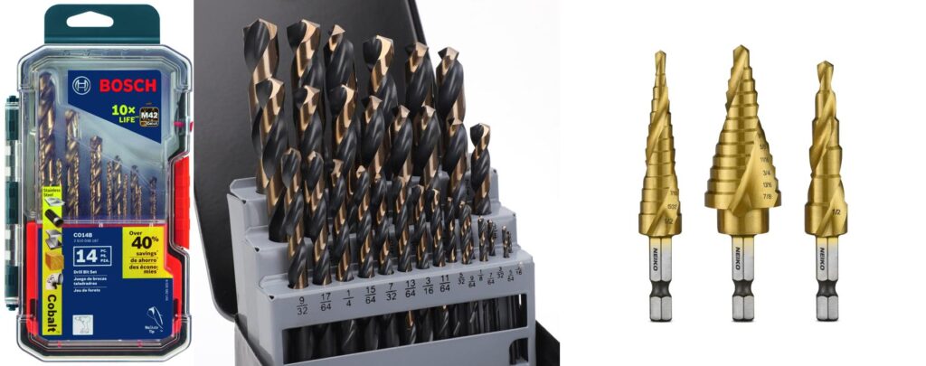 Best Drill Bit Material For Metal combined image