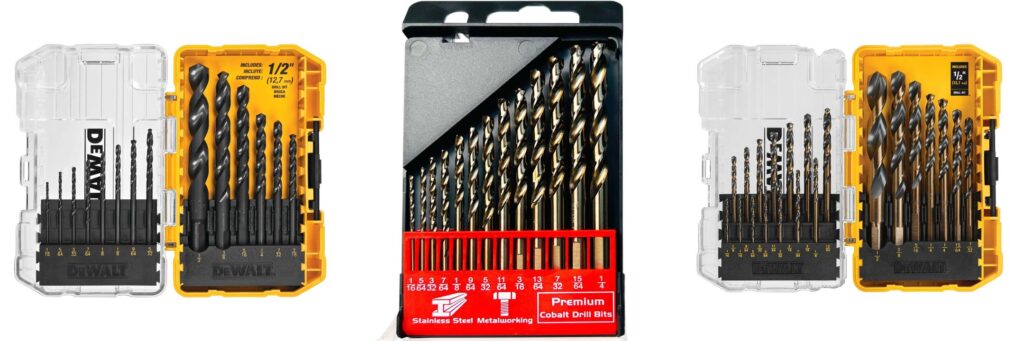 Best Drill Bits For Drilling Metal combined image