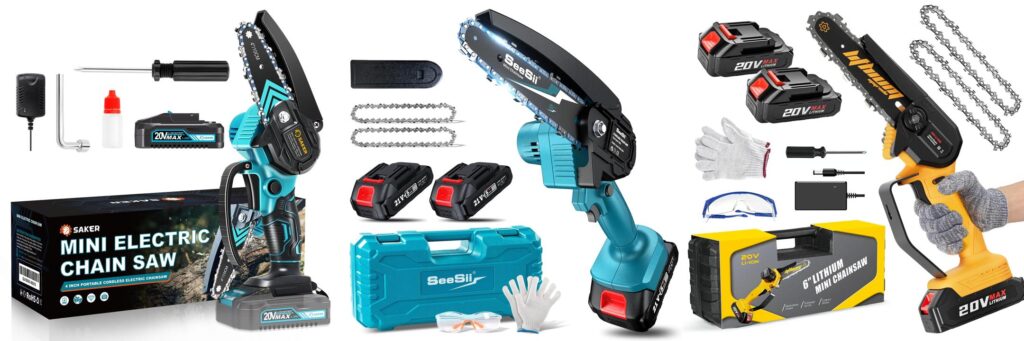 Best Hand Seld Chain Saw combined image