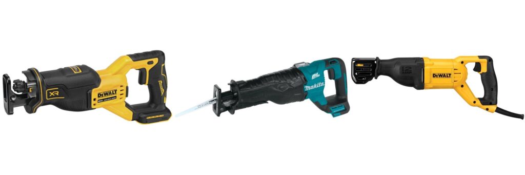 Best Rated Cordless Reciprocating Saw combined image