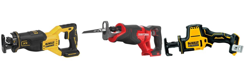 Best Reciprocating Cordless Saw combined image