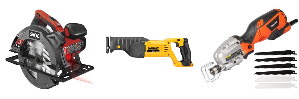 Best Saw For Corded Models combined image