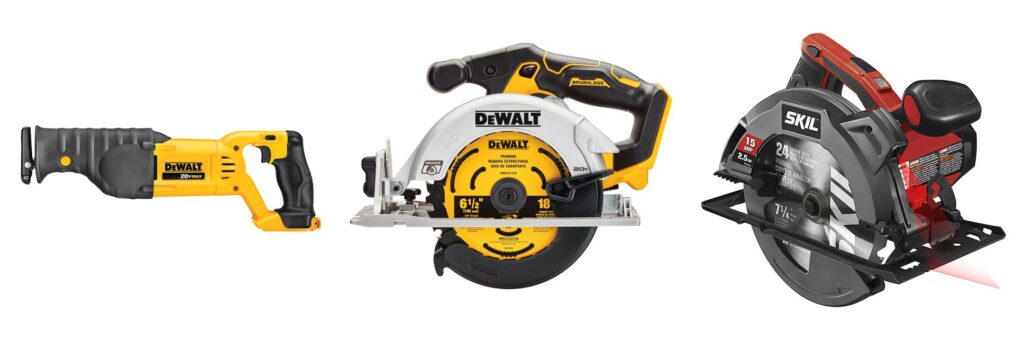Best Saw For Cordless Models combined image