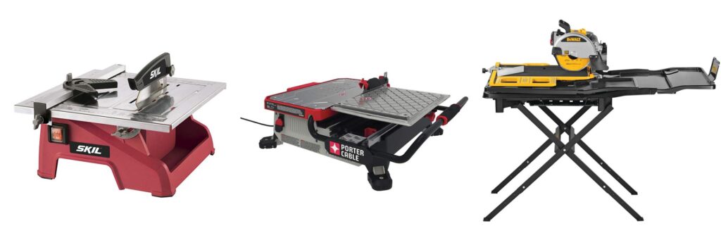 Best Saw For Tile Cutting combined image