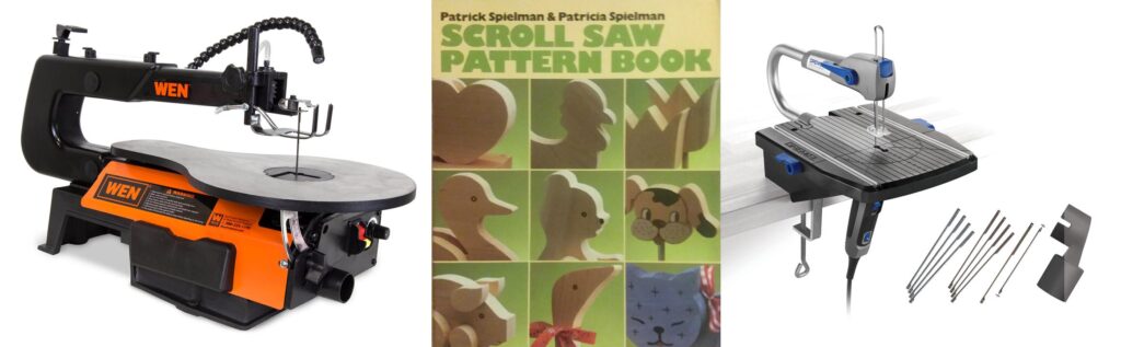 Best Scroll Saw For Beginner Workshops combined image