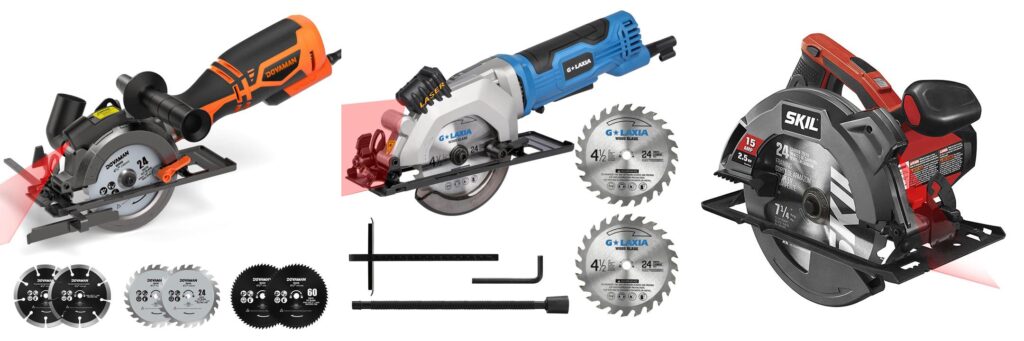 Best Small Circular Saw combined image