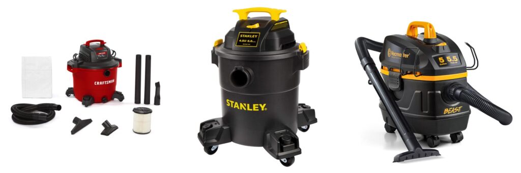 Best Wet Dry Shop Vacuum combined image