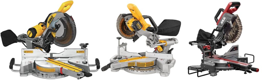 Brushless Miter Saw combined image