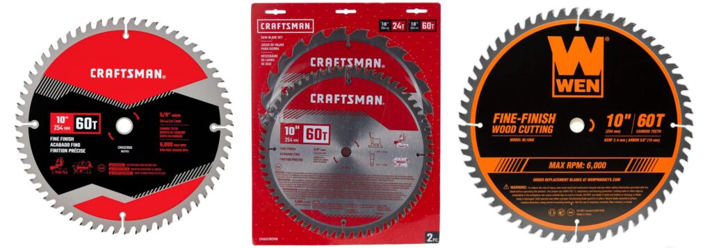Craftsman Table Saw Blade combined image