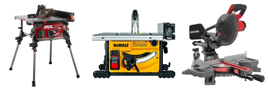 Craftsman Table Saw combined image