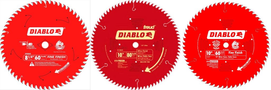 The Best Diablo Table Saw Blade In 2025 - Top 6 Picked 2 Diablo Table Saw Blade combined image