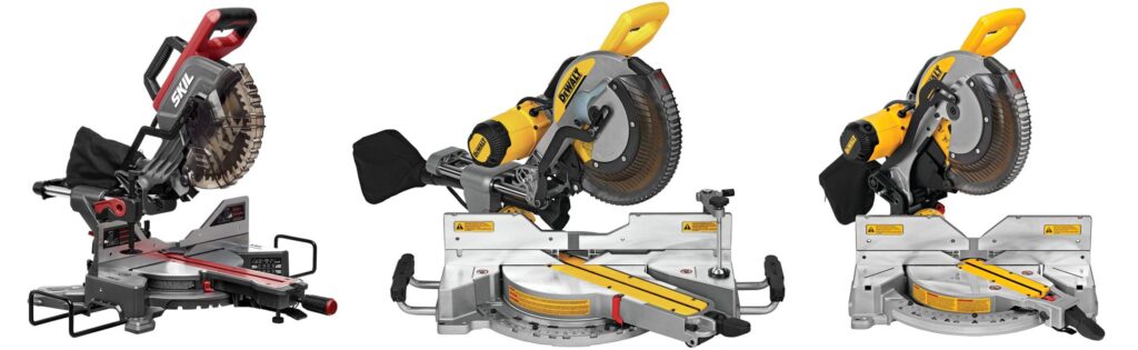 Double Bevel Miter Saw combined image
