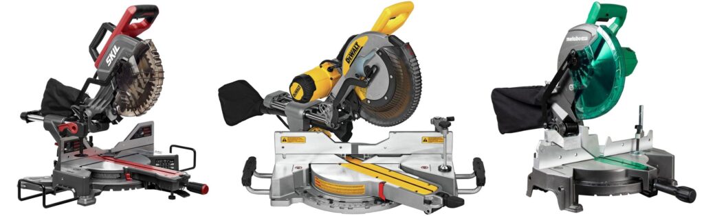 The Best Dual Bevel Miter Saw In 2025 - Top 6 Picked 2 Dual Bevel Miter Saw combined image