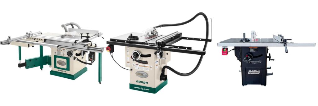 Industrial Table Saw combined image