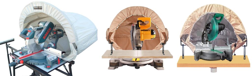 Miter Saw For Dust Collection combined image