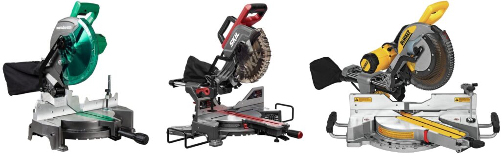 Miter Saw For Homeowner combined image