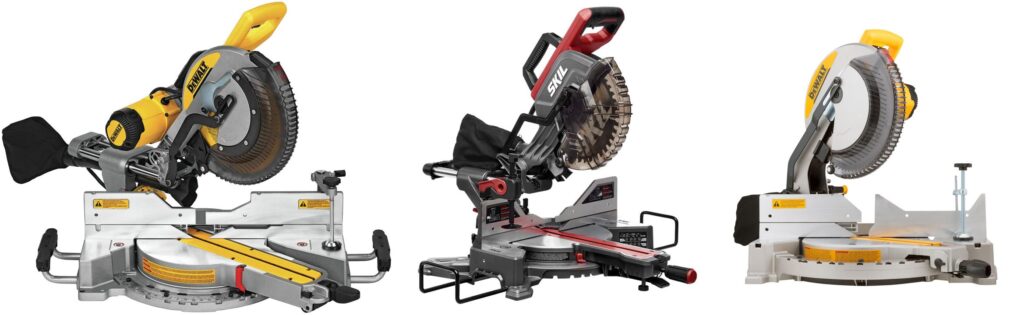 Radial Arm Miter Saw combined image