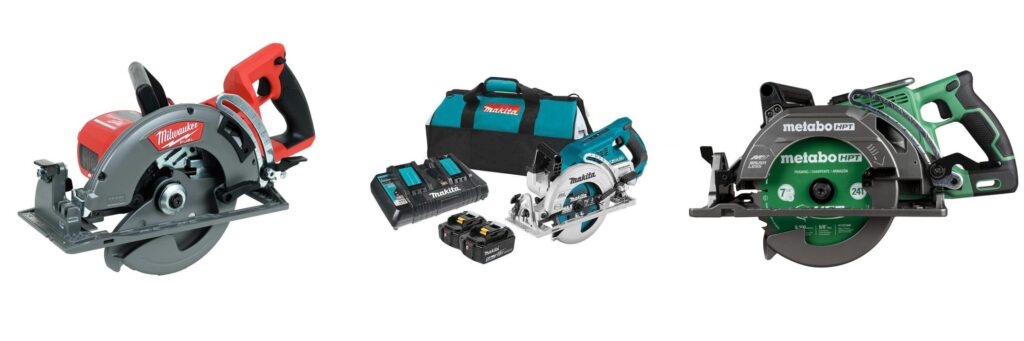 Rear Handle Circular Saw combined image