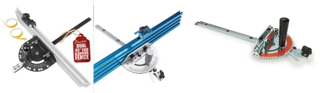 Table Saw Miter Gauge combined image