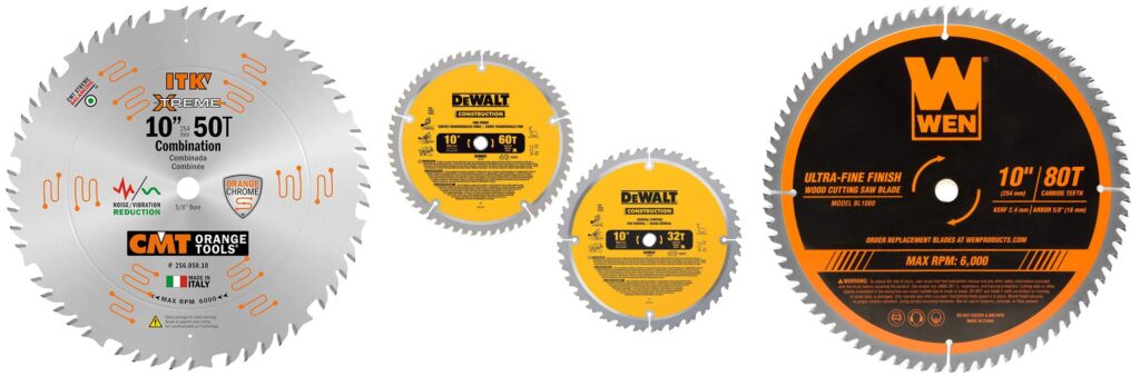 The Best Thick Table Saw Blade In 2025 - Top 6 Picked 2 Thick Table Saw Blade combined image