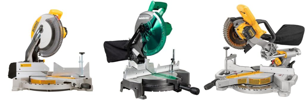 Trim Miter Saw combined image