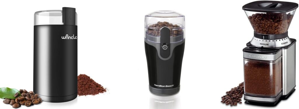 Affordable Coffee Grinder combined image