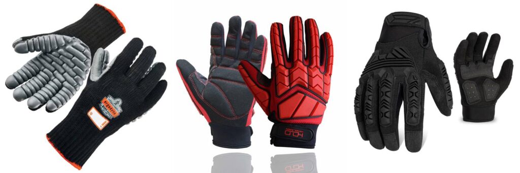 Anti Vibration Safety Gloves combined image