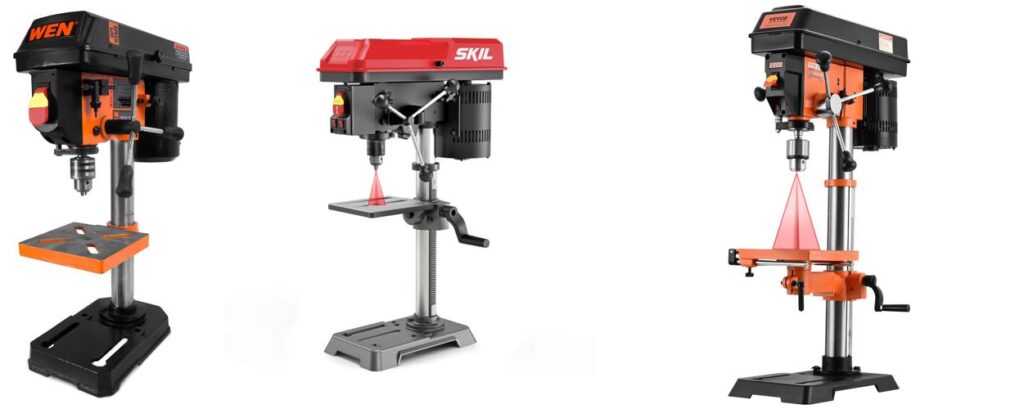 Benchtop Drill Presses combined image