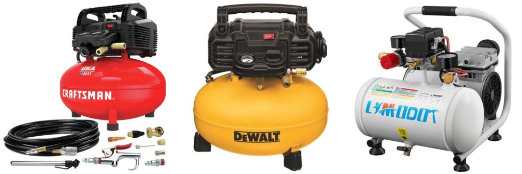 Best Air Compressor For Pneumatic Tools combined image